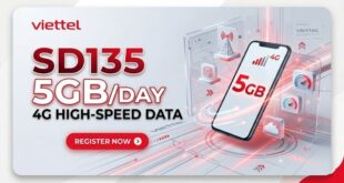 Gói SD135 Viettel 135.000đ - 5 GB/ngày Tốc Độ Cao, Chu Kỳ 30 ngày